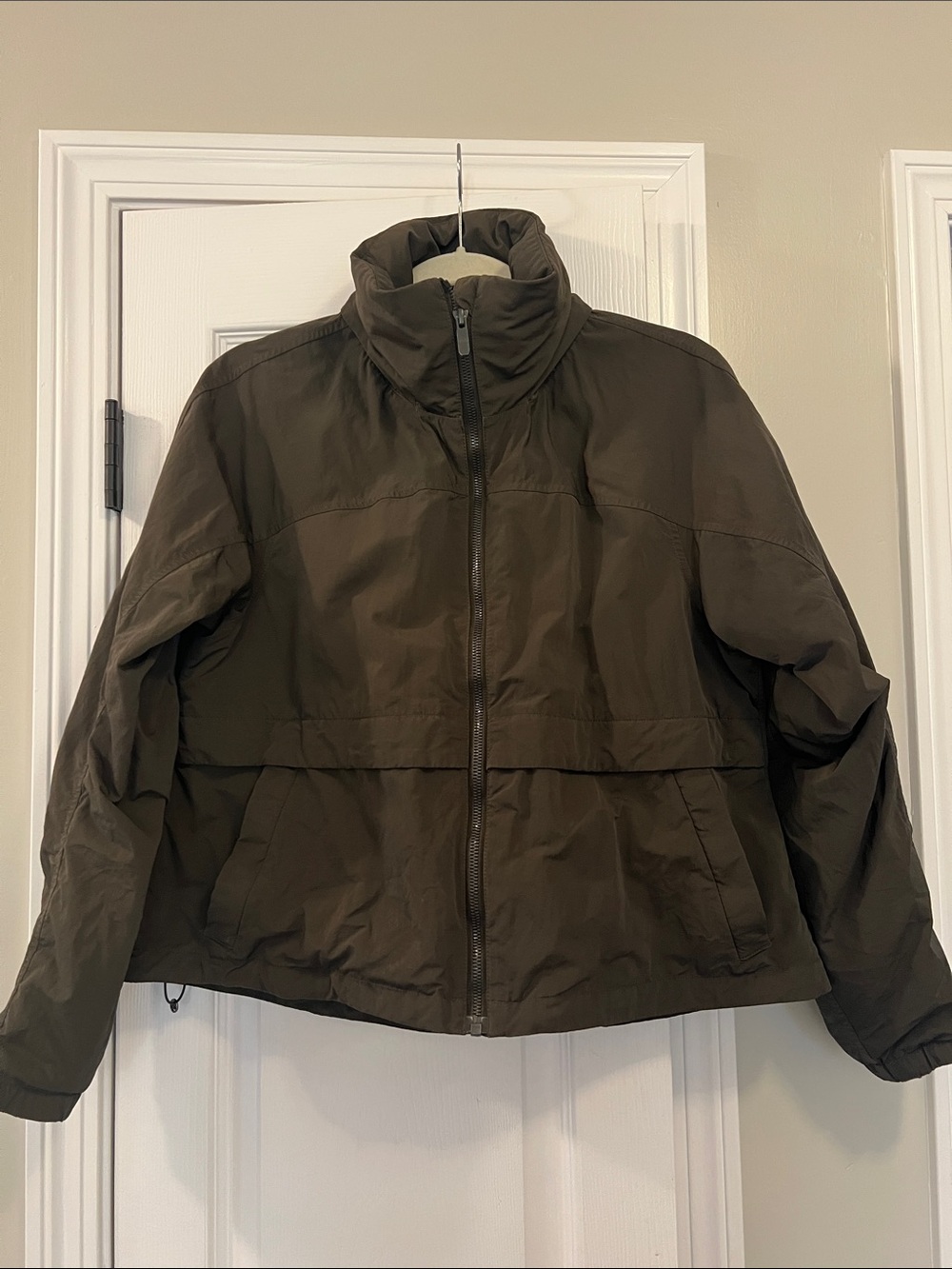 Lululemon hooded jacket / deep olive green - Picture 6 of 6